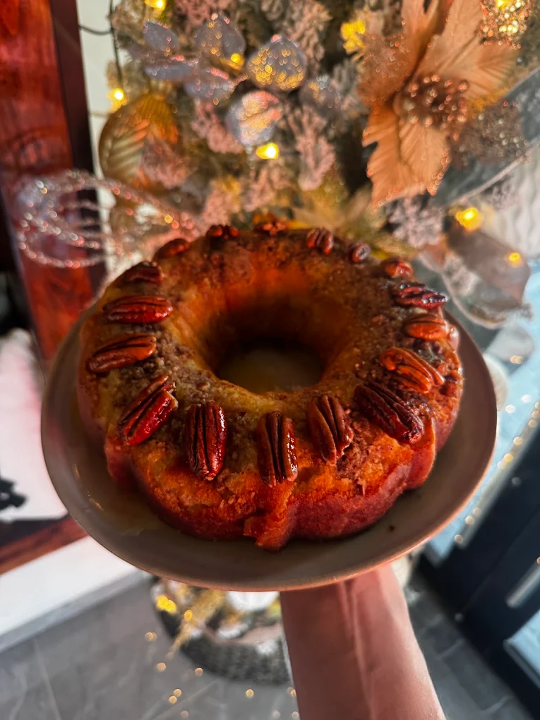 Pecan Glazed Bundt Cake